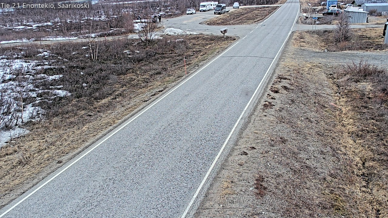 Weather Camera Image Väg 21 Enontekis, Saarikoski, Enontekiö, Lappi