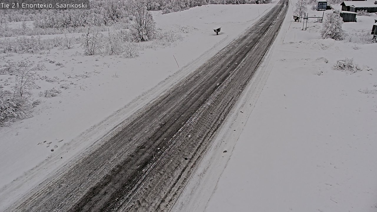 Kelikamerat Kuva Tie 21 Enontekiö, Saarikoski, Enontekiö, Lappi