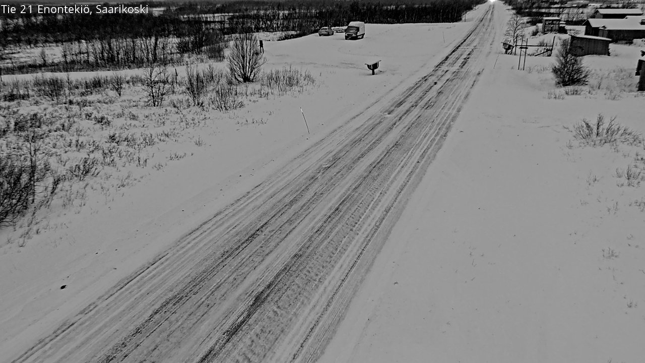 Kelikamerat Kuva Tie 21 Enontekiö, Saarikoski, Enontekiö, Lappi