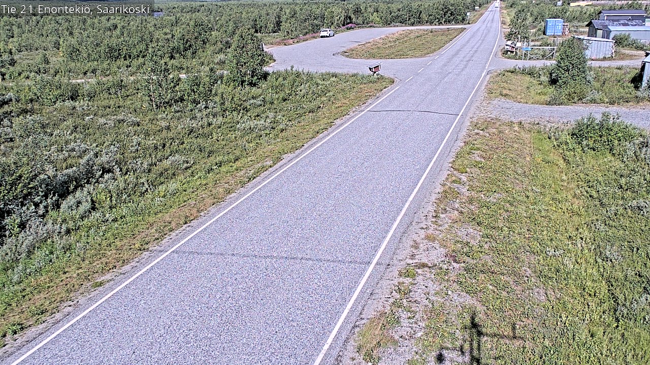 Weather Camera Image Road 21 Enontekiö, Saarikoski, Enontekiö, Lappi