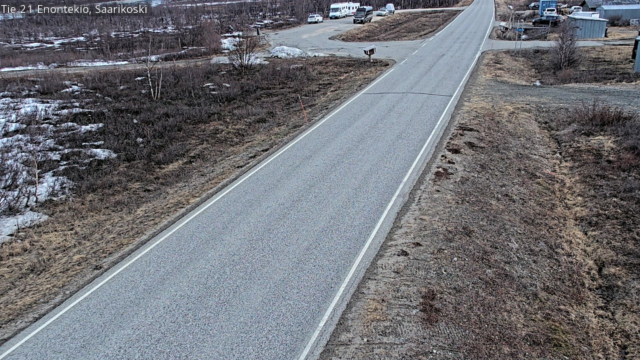 Weather Camera Image Road 21 Enontekiö, Saarikoski, Enontekiö, Lappi