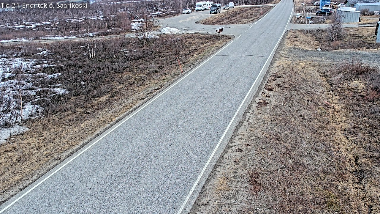 Weather Camera Image Road 21 Enontekiö, Saarikoski, Enontekiö, Lappi