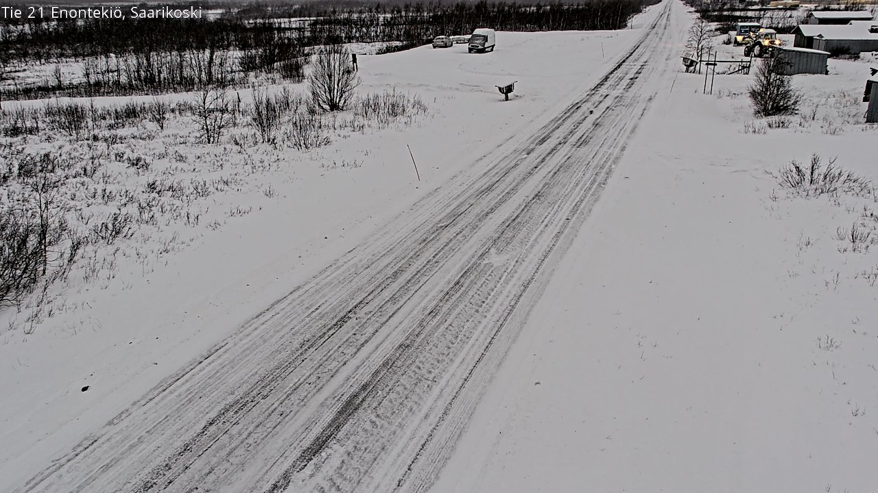 Kelikamerat Kuva Tie 21 Enontekiö, Saarikoski, Enontekiö, Lappi