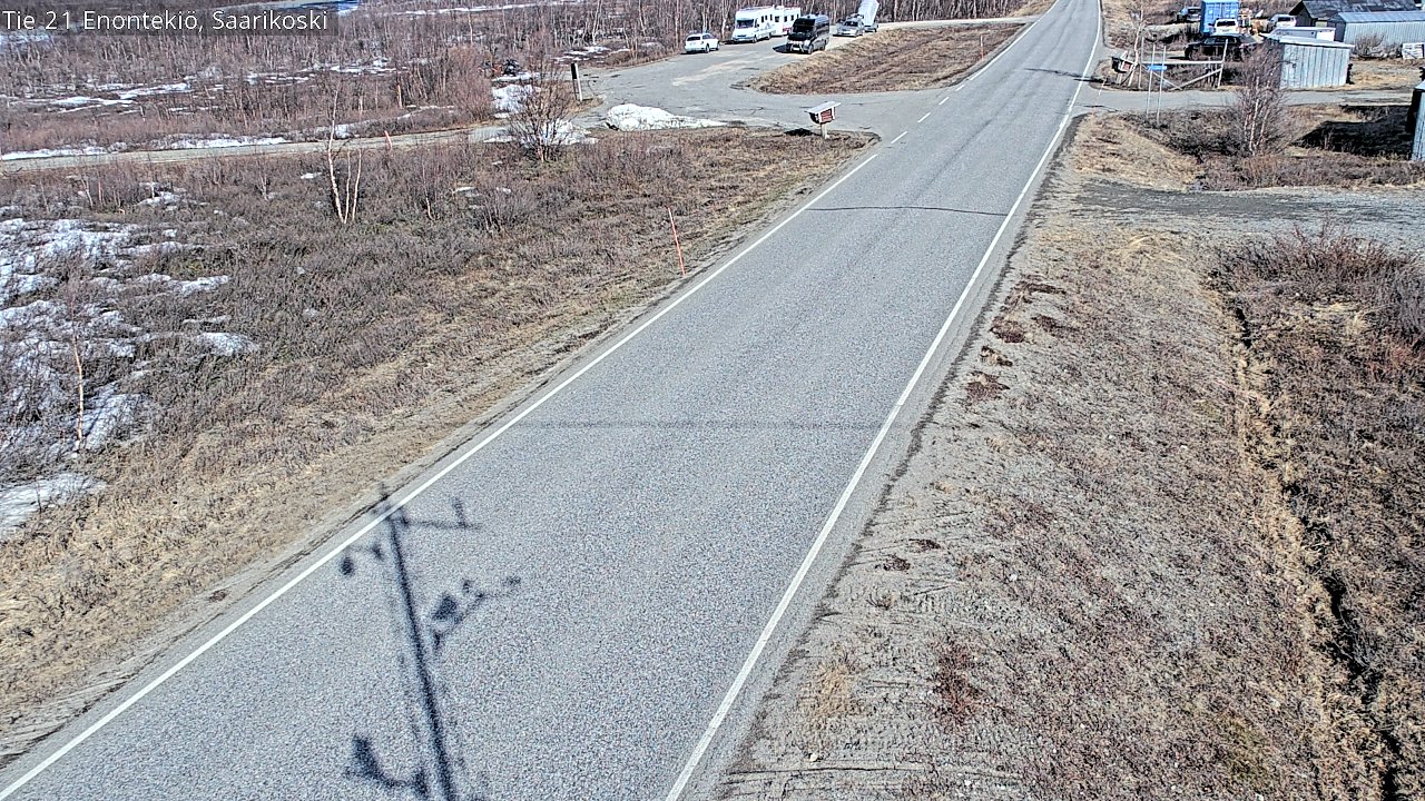 Weather Camera Image Road 21 Enontekiö, Saarikoski, Enontekiö, Lappi
