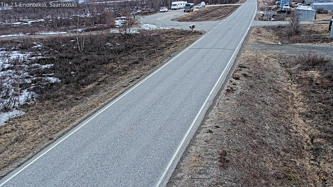Weather Camera Image Road 21 Enontekiö, Saarikoski, Enontekiö, Lappi