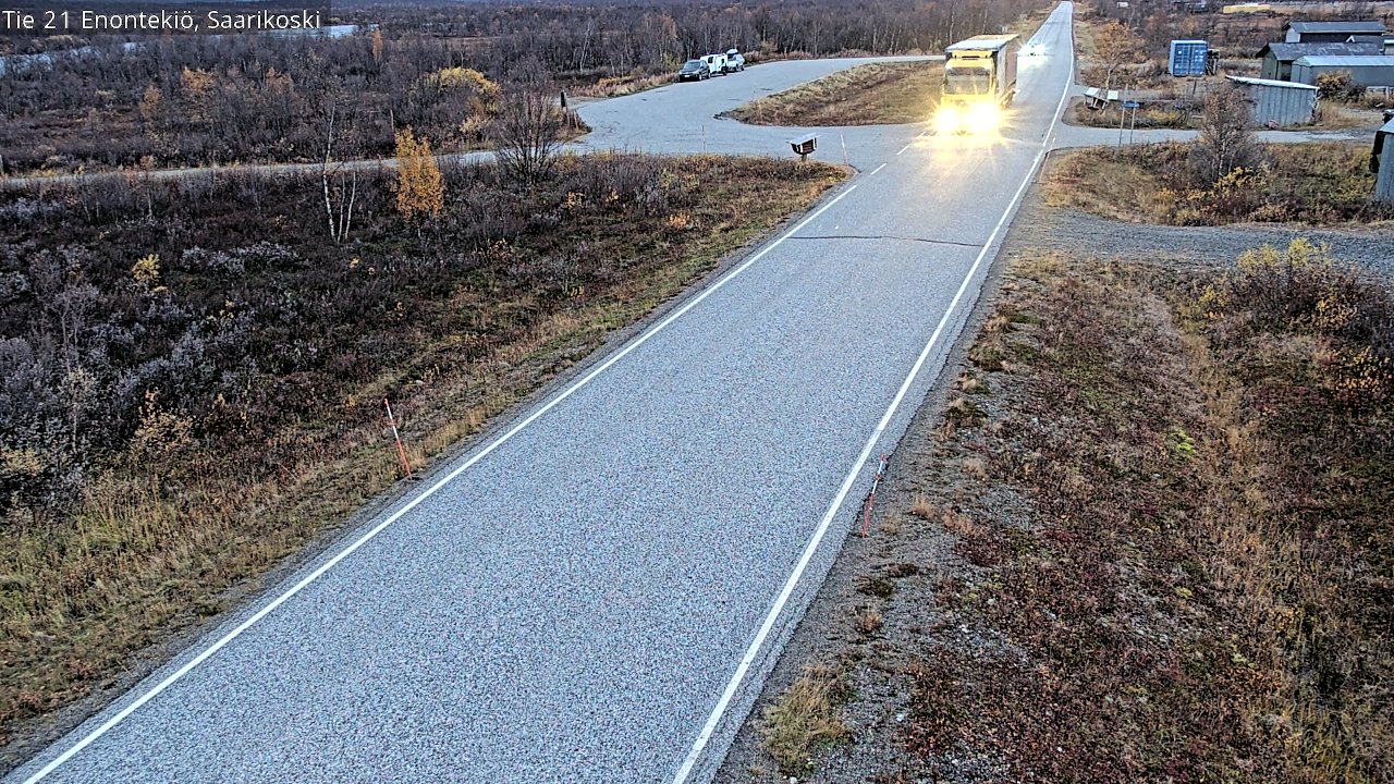 Kelikamerat Kuva Tie 21 Enontekiö, Saarikoski, Enontekiö, Lappi