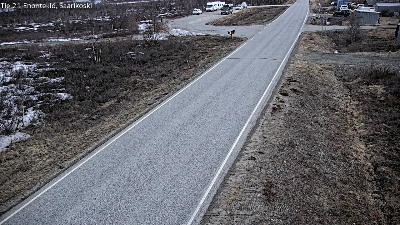 Weather Camera Image Road 21 Enontekiö, Saarikoski, Enontekiö, Lappi