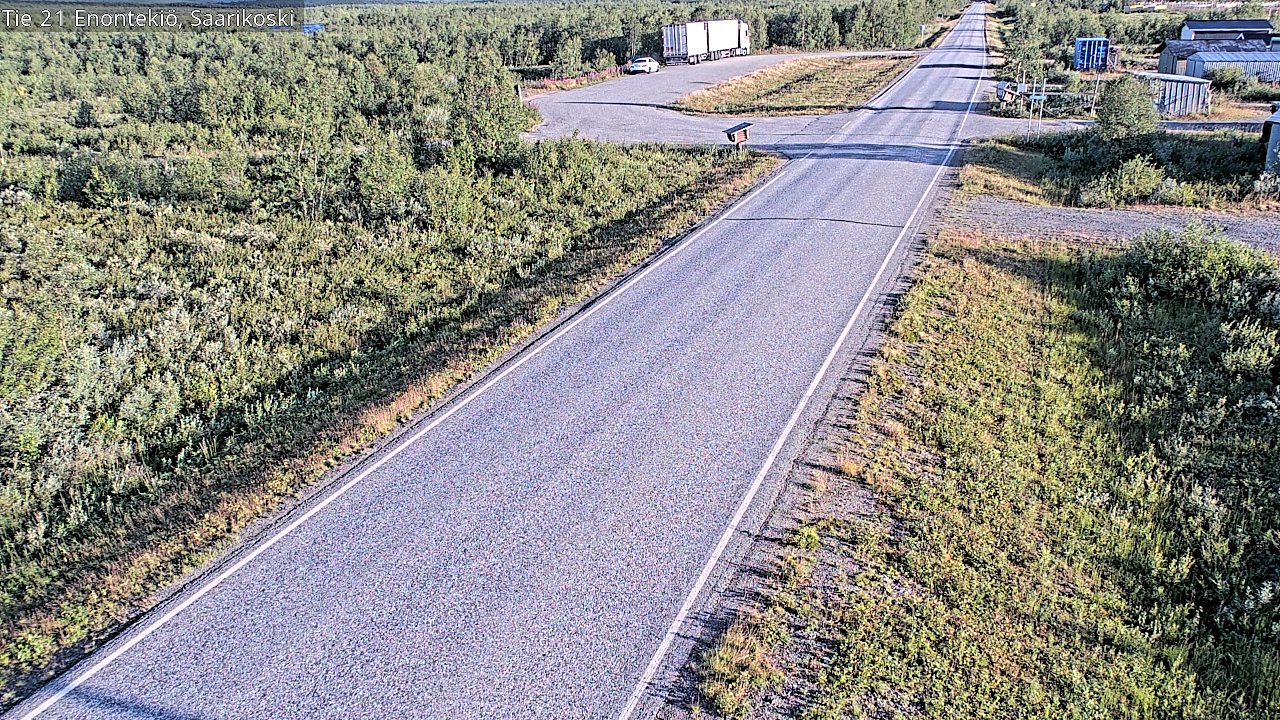 Weather Camera Image Väg 21 Enontekis, Saarikoski, Enontekiö, Lappi
