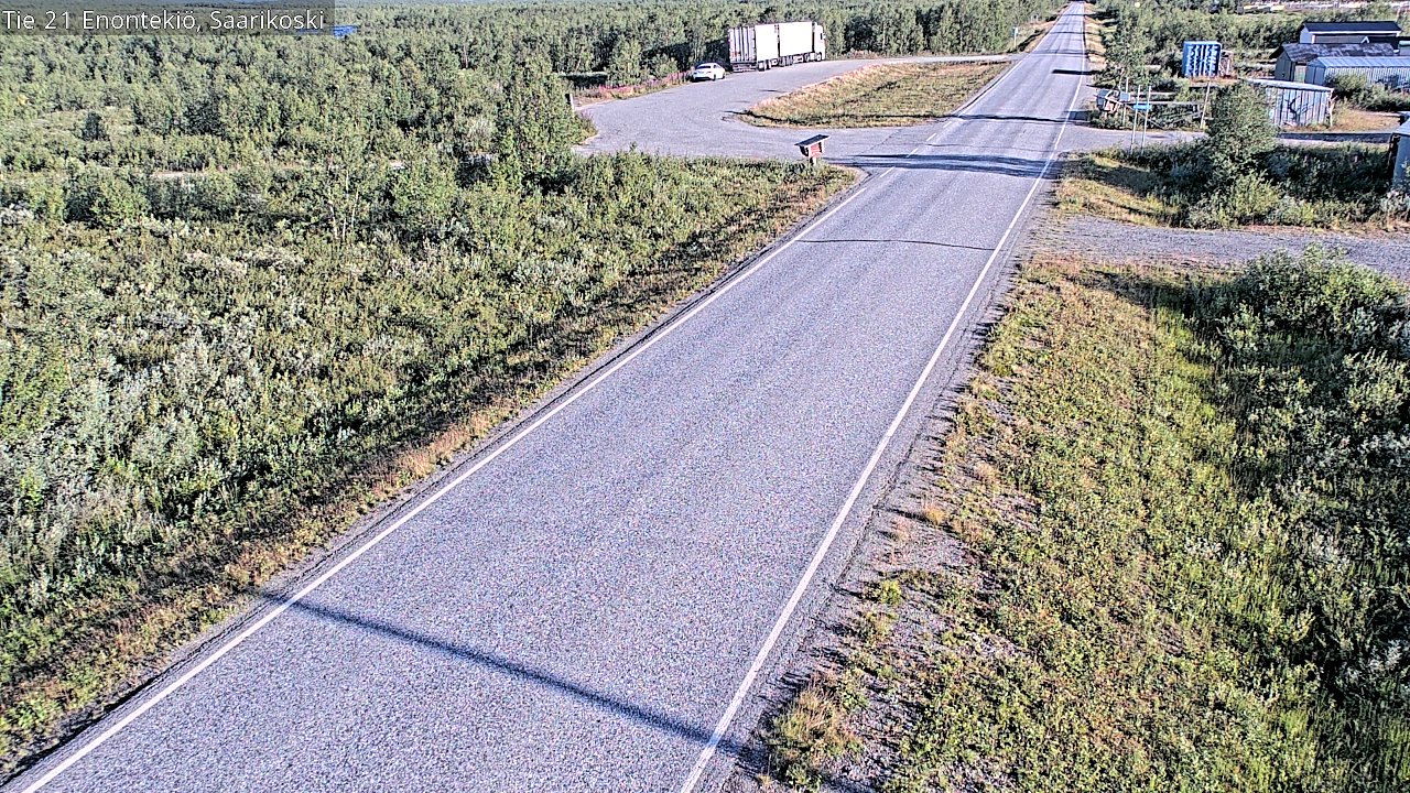 Weather Camera Image Väg 21 Enontekis, Saarikoski, Enontekiö, Lappi