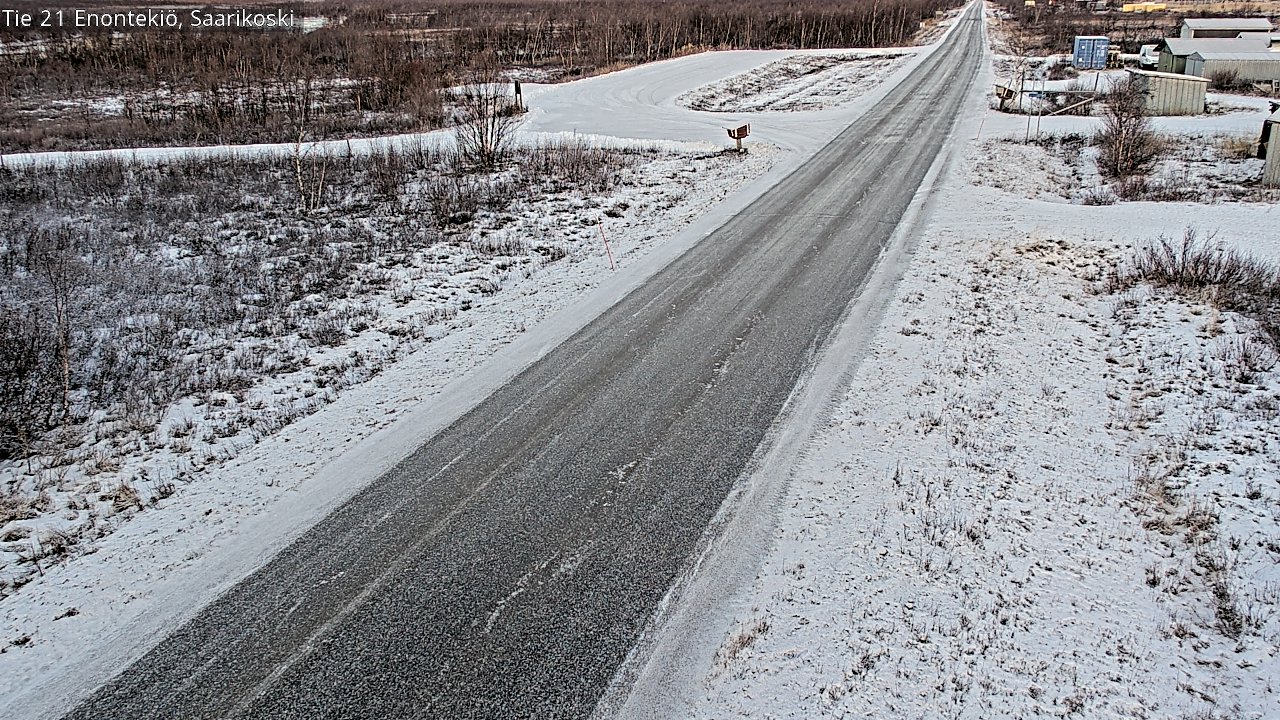 Kelikamerat Kuva Tie 21 Enontekiö, Saarikoski, Enontekiö, Lappi