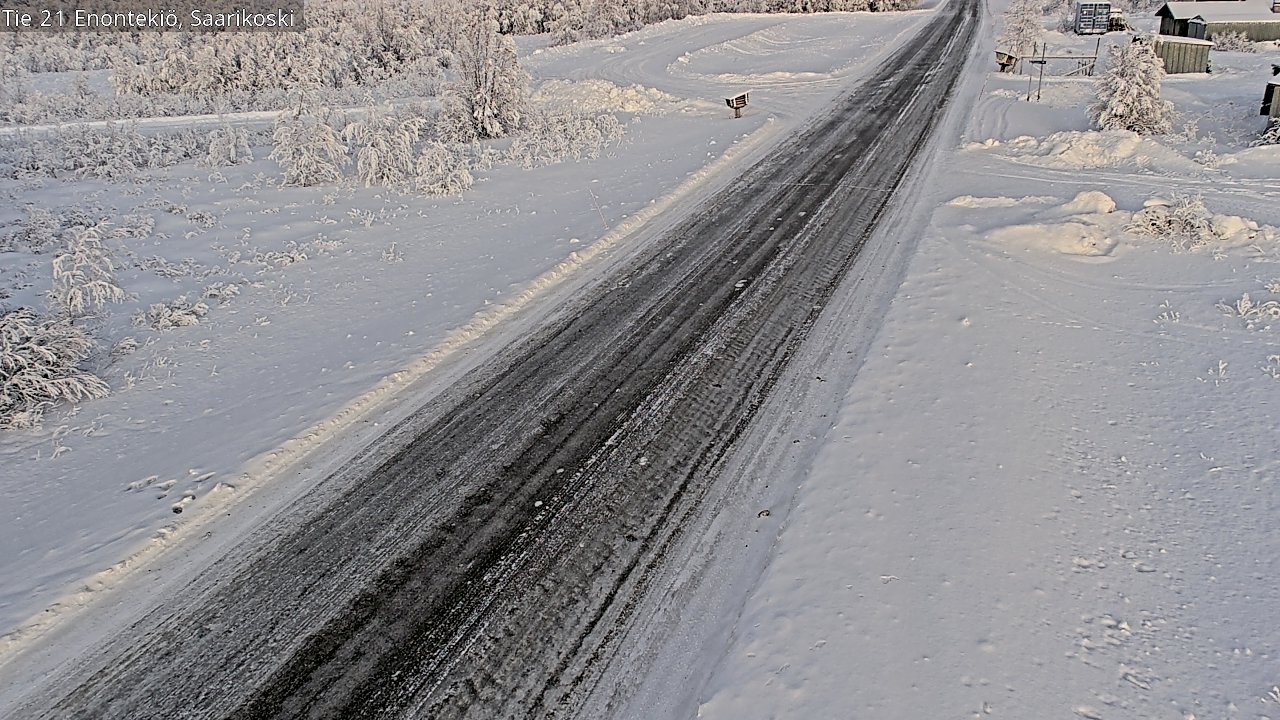 Kelikamerat Kuva Tie 21 Enontekiö, Saarikoski, Enontekiö, Lappi
