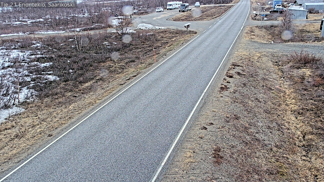 Weather Camera Image Väg 21 Enontekis, Saarikoski, Enontekiö, Lappi