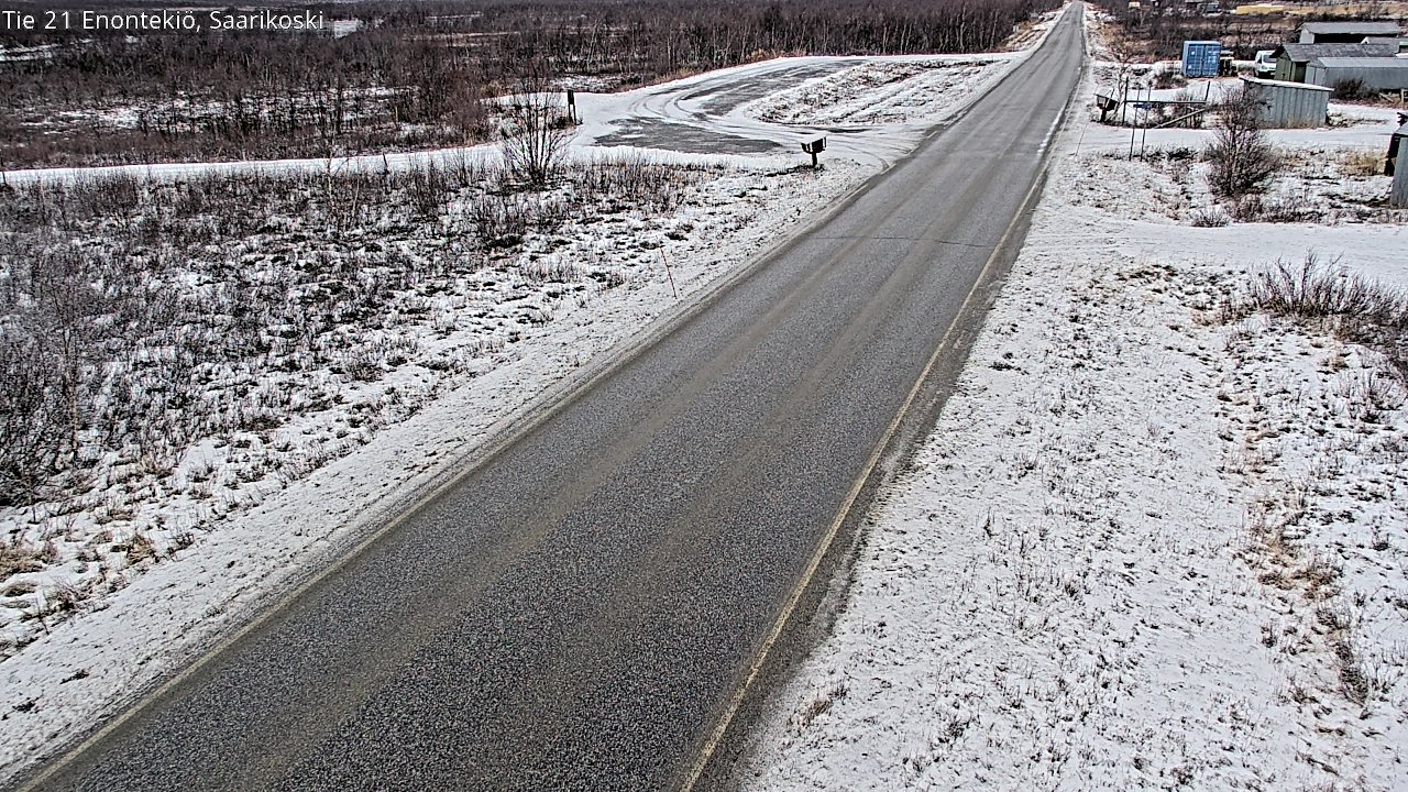 Kelikamerat Kuva Tie 21 Enontekiö, Saarikoski, Enontekiö, Lappi