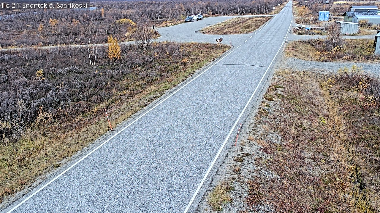 Weather Camera Image Road 21 Enontekiö, Saarikoski, Enontekiö, Lappi