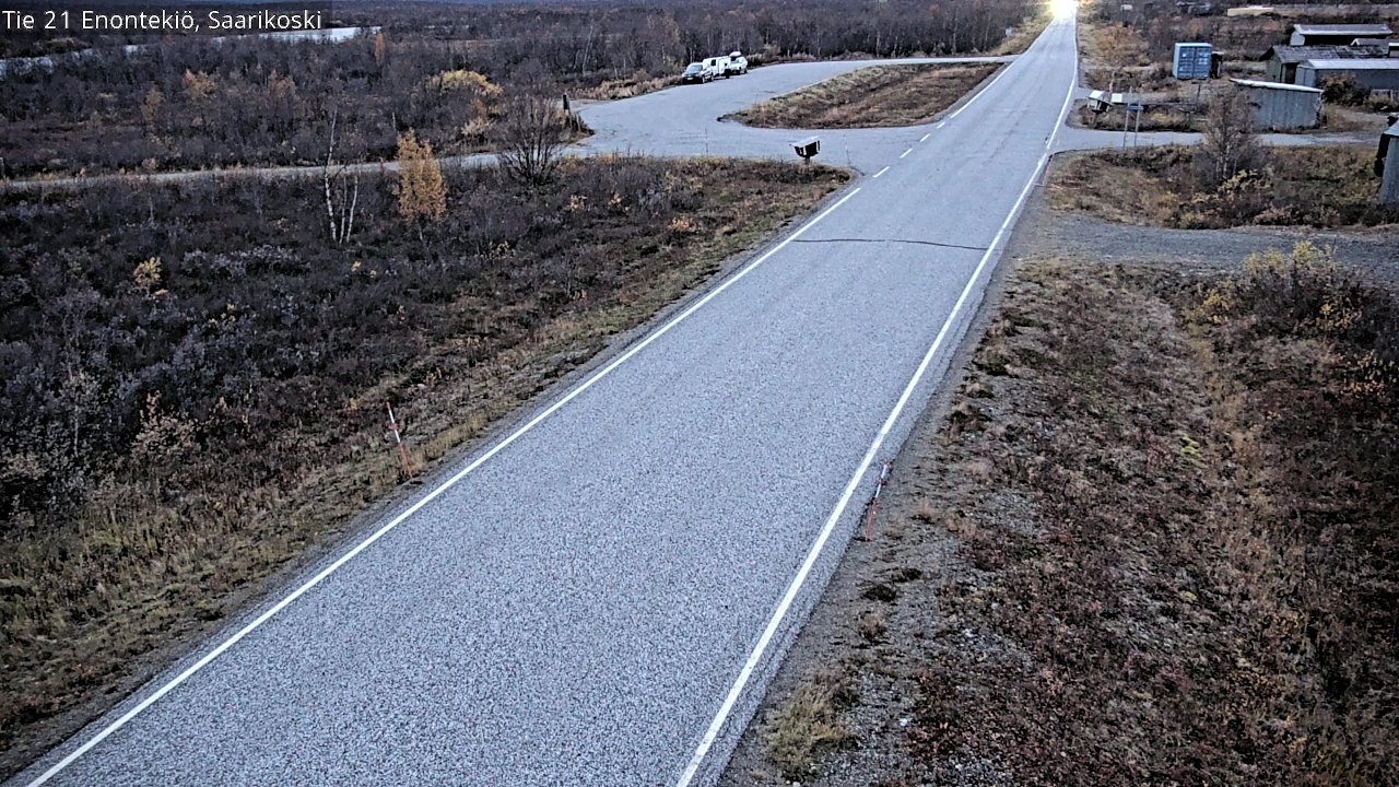 Kelikamerat Kuva Tie 21 Enontekiö, Saarikoski, Enontekiö, Lappi