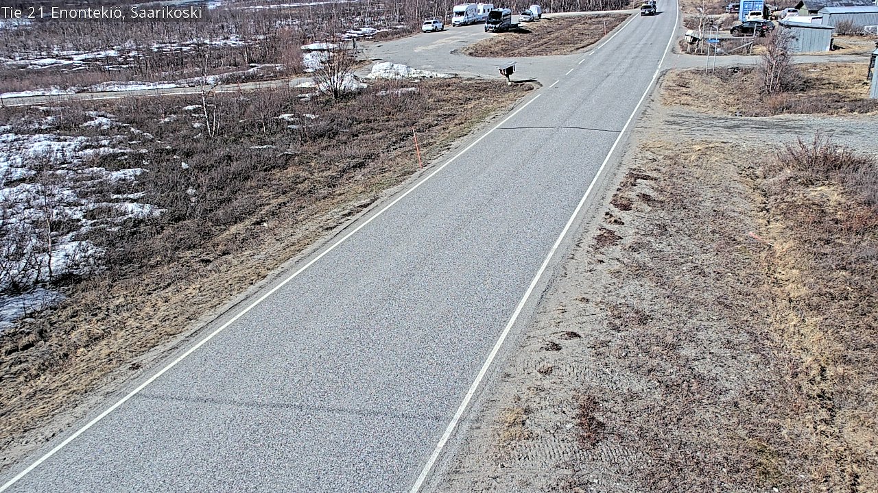 Weather Camera Image Väg 21 Enontekis, Saarikoski, Enontekiö, Lappi