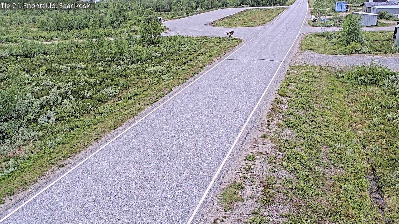Weather Camera Image Road 21 Enontekiö, Saarikoski, Enontekiö, Lappi
