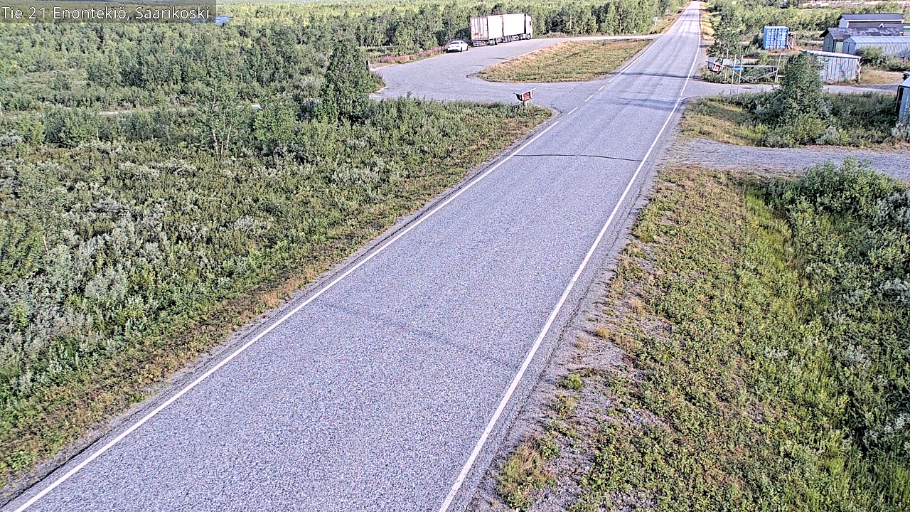 Weather Camera Image Väg 21 Enontekis, Saarikoski, Enontekiö, Lappi