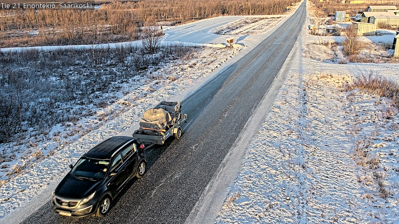 Kelikamerat Kuva Tie 21 Enontekiö, Saarikoski, Enontekiö, Lappi