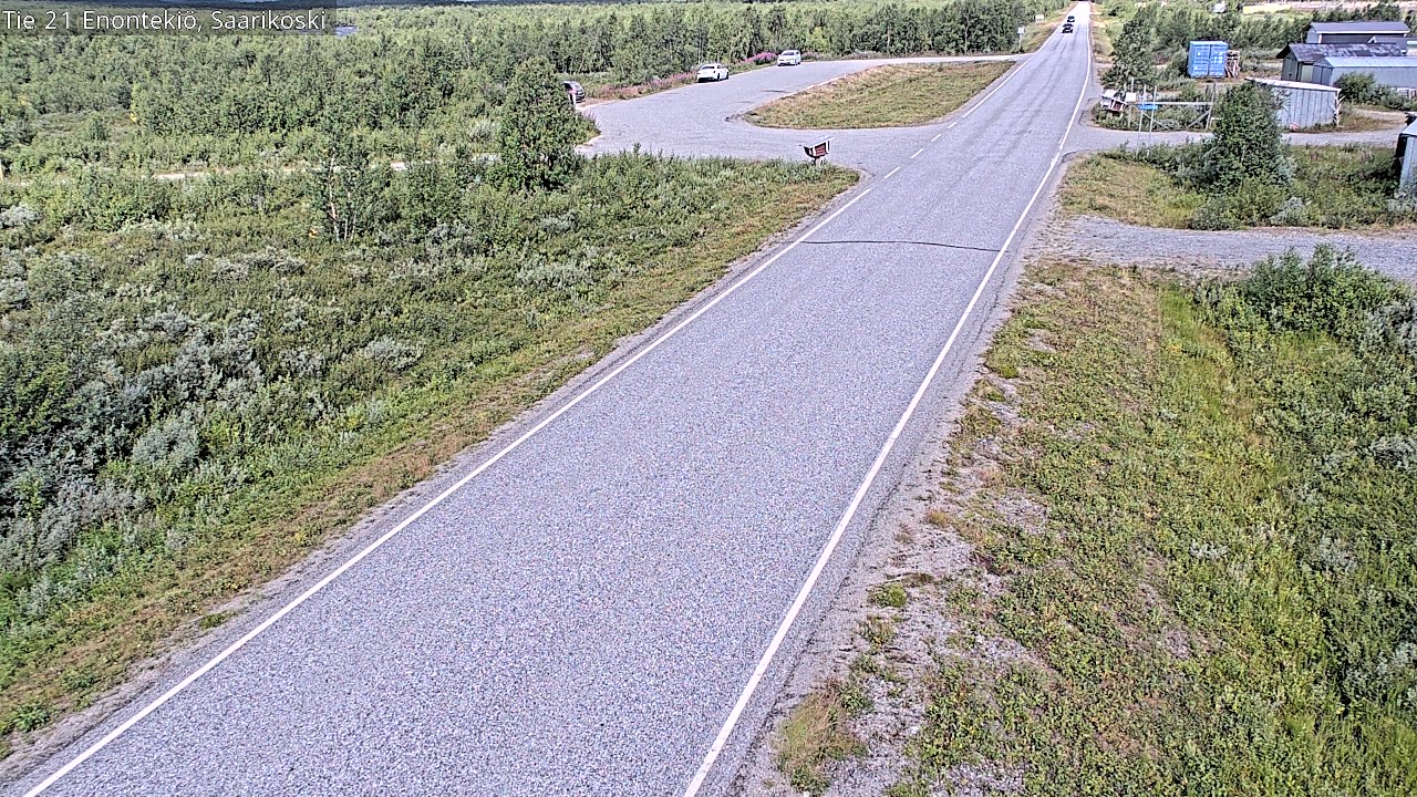 Weather Camera Image Road 21 Enontekiö, Saarikoski, Enontekiö, Lappi