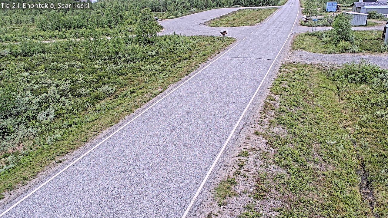 Weather Camera Image Road 21 Enontekiö, Saarikoski, Enontekiö, Lappi