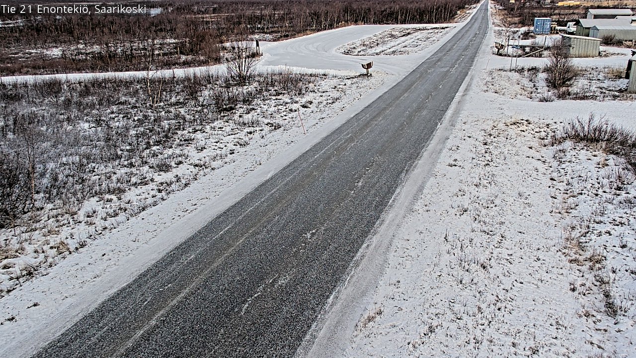 Kelikamerat Kuva Tie 21 Enontekiö, Saarikoski, Enontekiö, Lappi