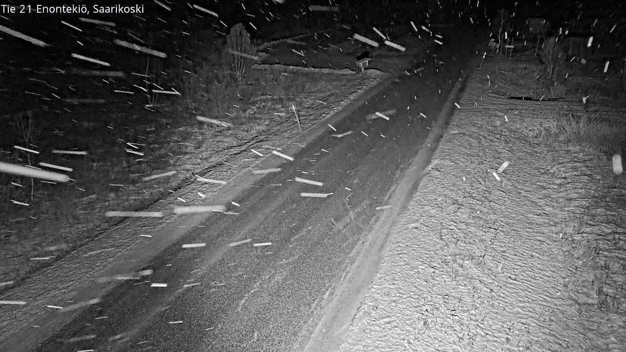 Kelikamerat Kuva Tie 21 Enontekiö, Saarikoski, Enontekiö, Lappi