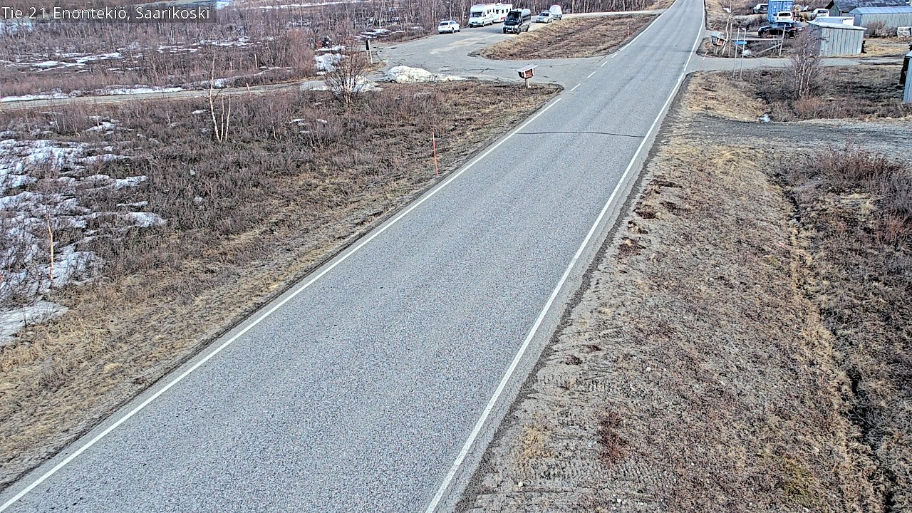 Weather Camera Image Road 21 Enontekiö, Saarikoski, Enontekiö, Lappi