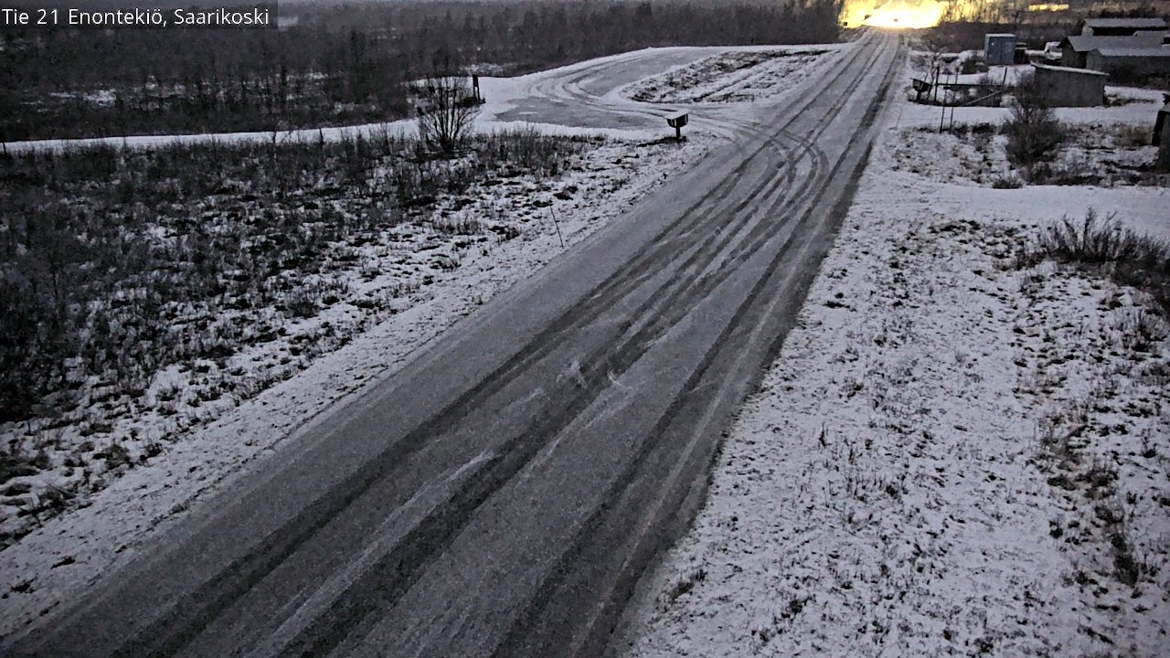 Kelikamerat Kuva Tie 21 Enontekiö, Saarikoski, Enontekiö, Lappi