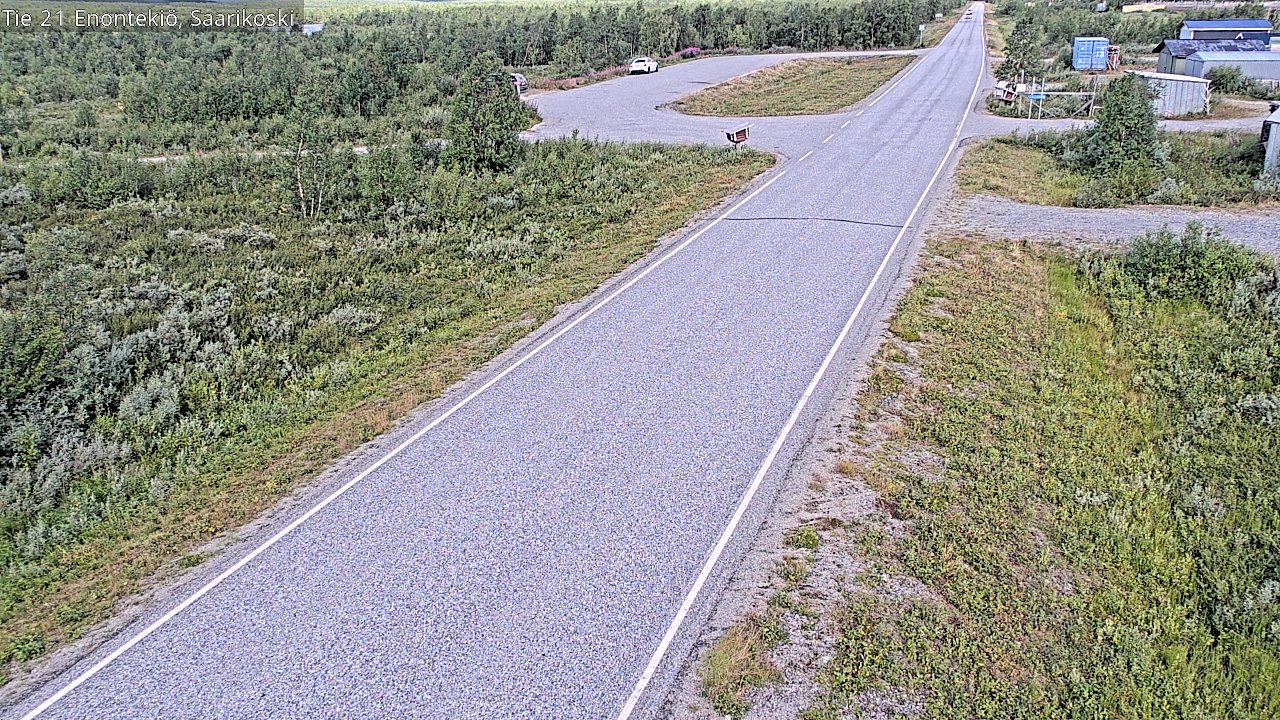 Weather Camera Image Road 21 Enontekiö, Saarikoski, Enontekiö, Lappi