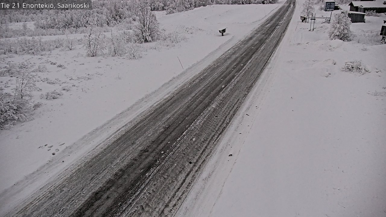 Kelikamerat Kuva Tie 21 Enontekiö, Saarikoski, Enontekiö, Lappi