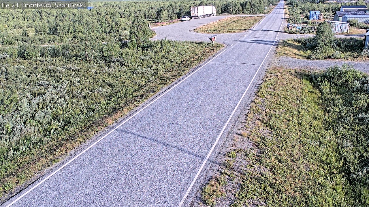 Weather Camera Image Väg 21 Enontekis, Saarikoski, Enontekiö, Lappi