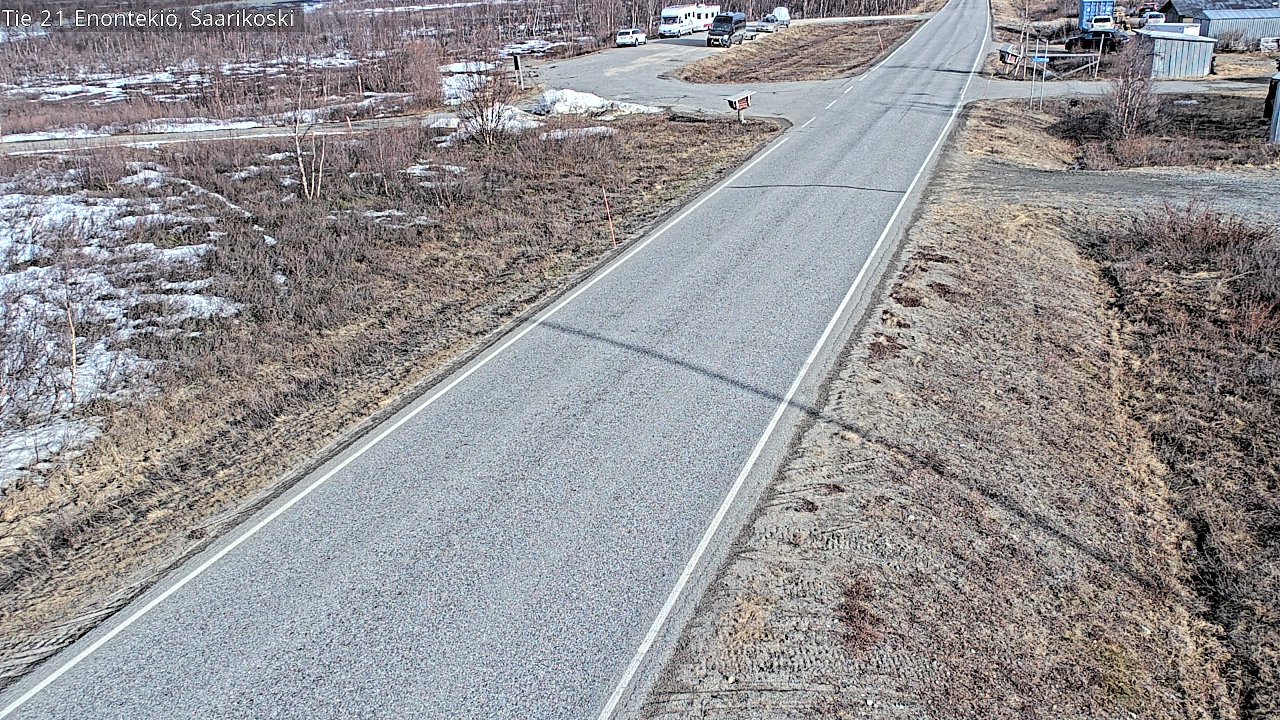 Weather Camera Image Väg 21 Enontekis, Saarikoski, Enontekiö, Lappi
