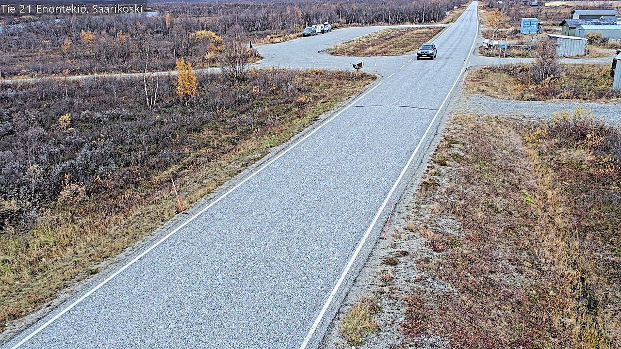 Weather Camera Image Road 21 Enontekiö, Saarikoski, Enontekiö, Lappi