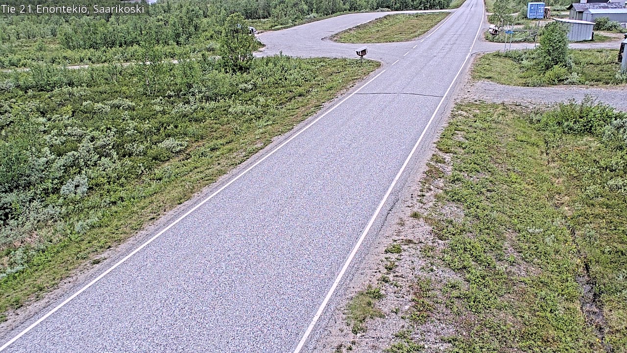 Weather Camera Image Väg 21 Enontekis, Saarikoski, Enontekiö, Lappi