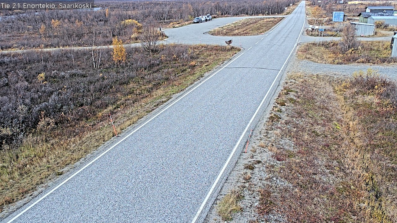 Weather Camera Image Road 21 Enontekiö, Saarikoski, Enontekiö, Lappi