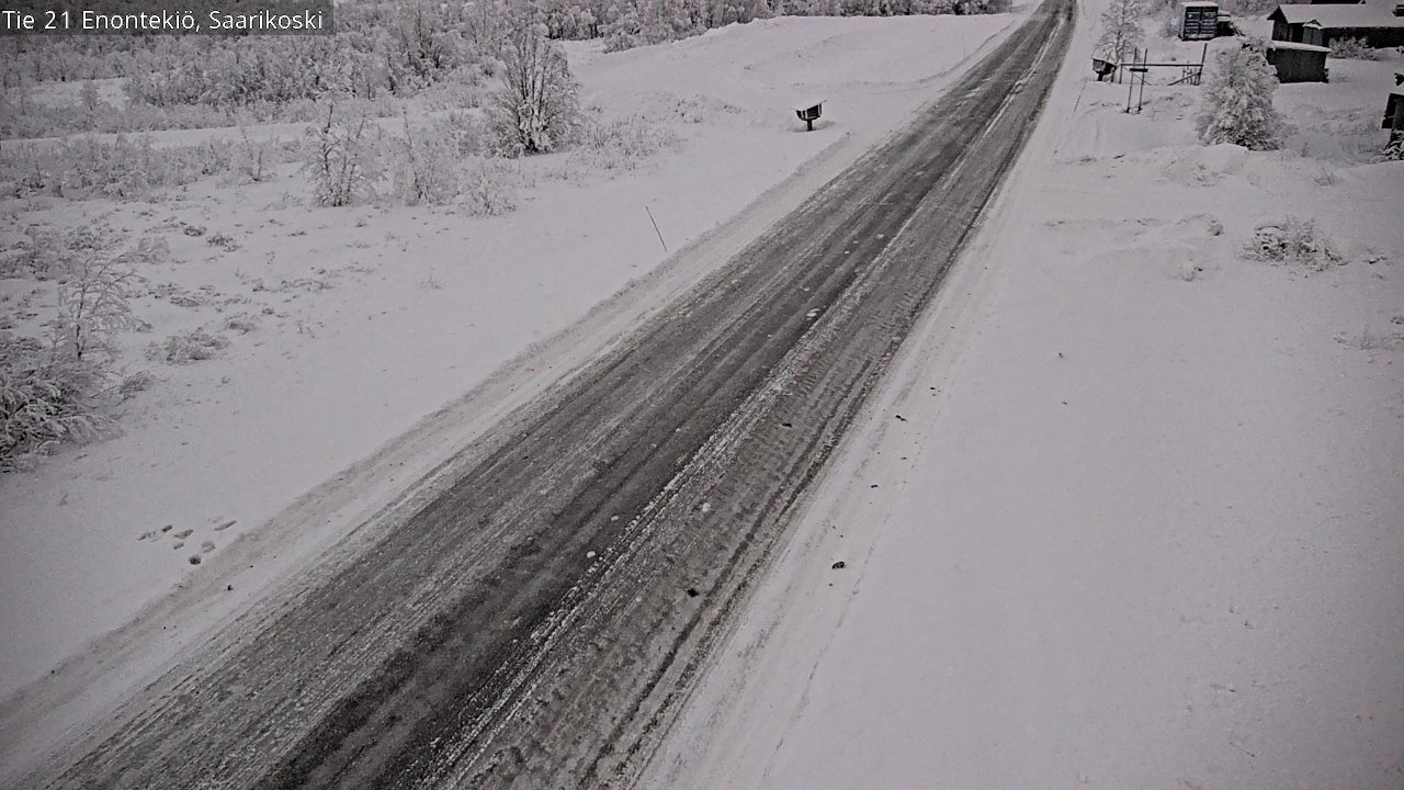 Kelikamerat Kuva Tie 21 Enontekiö, Saarikoski, Enontekiö, Lappi