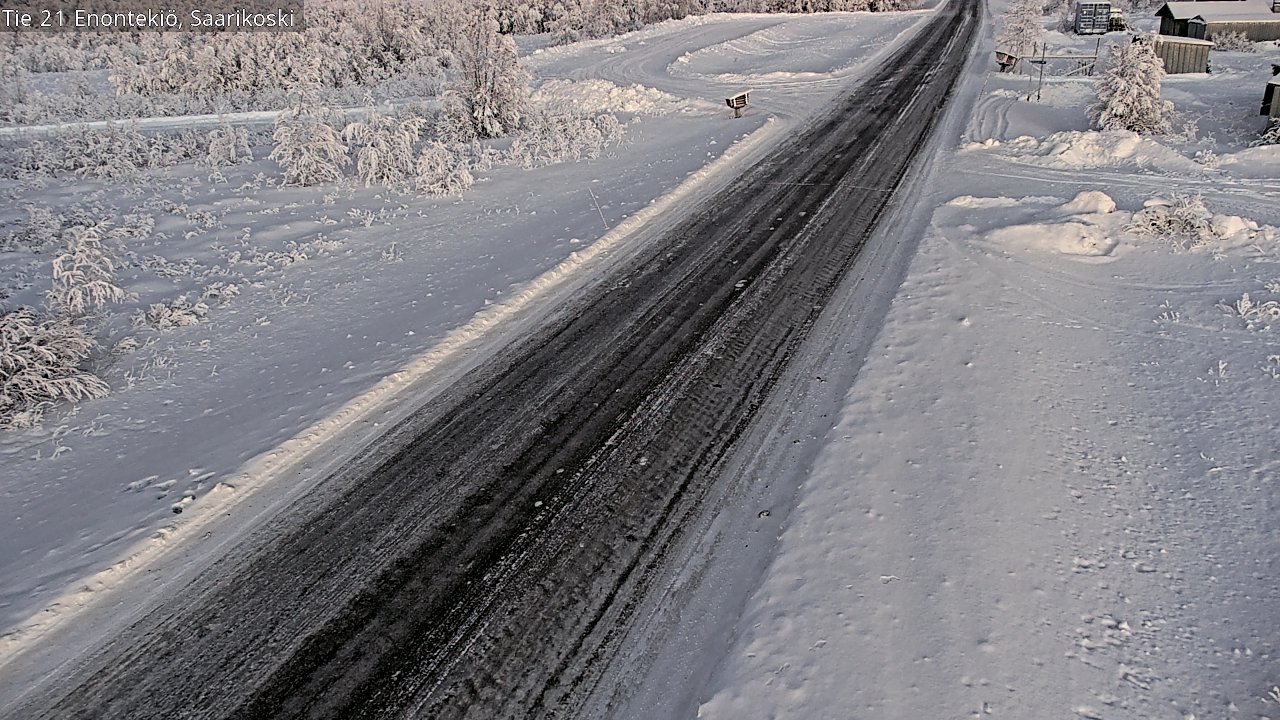 Kelikamerat Kuva Tie 21 Enontekiö, Saarikoski, Enontekiö, Lappi