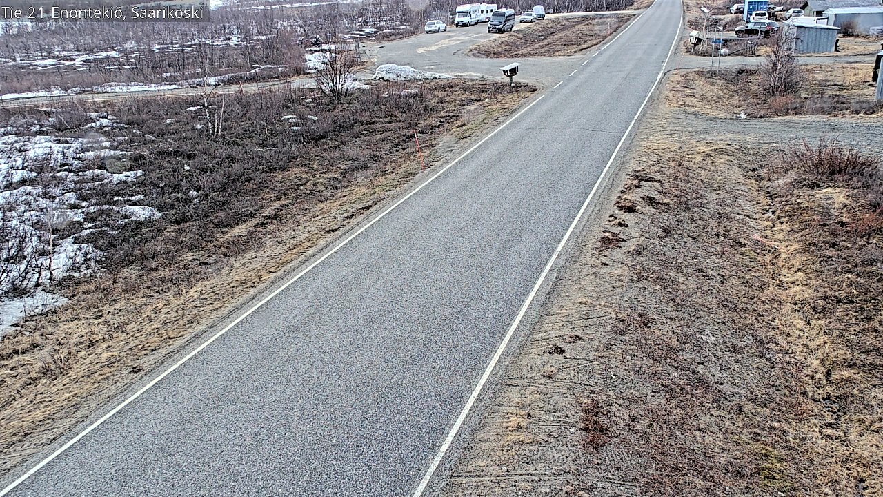Weather Camera Image Väg 21 Enontekis, Saarikoski, Enontekiö, Lappi