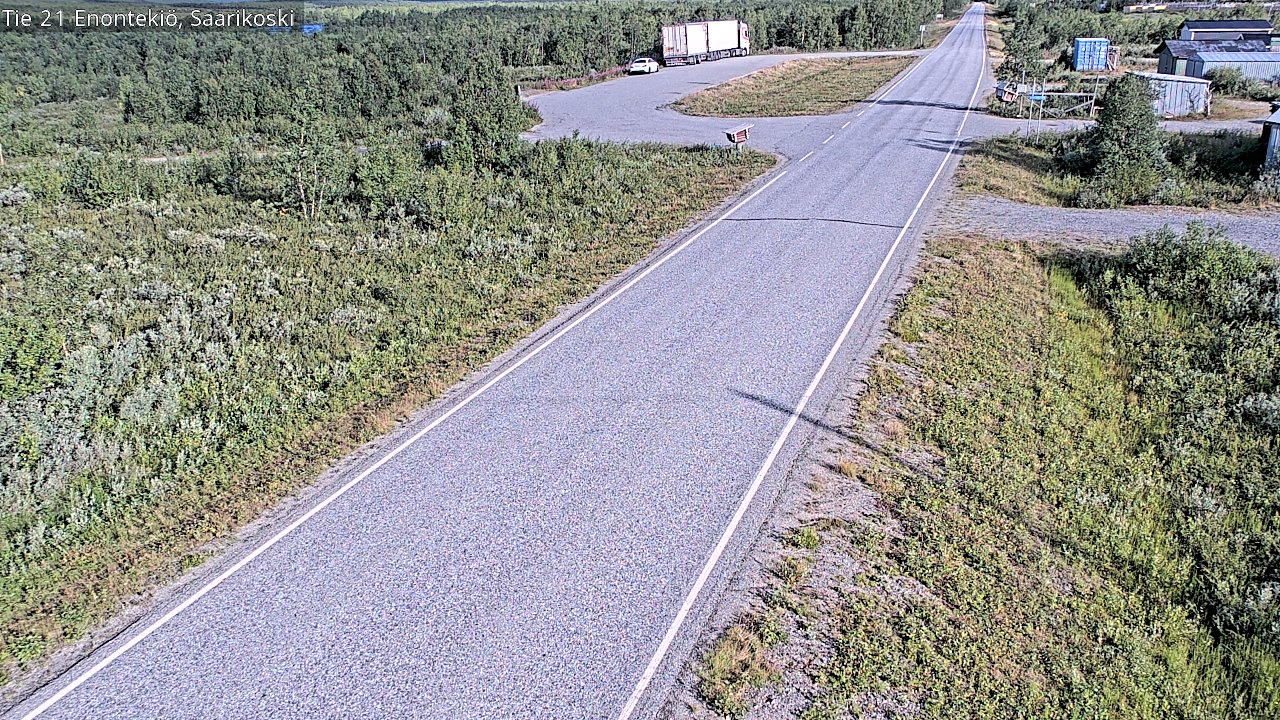 Weather Camera Image Väg 21 Enontekis, Saarikoski, Enontekiö, Lappi