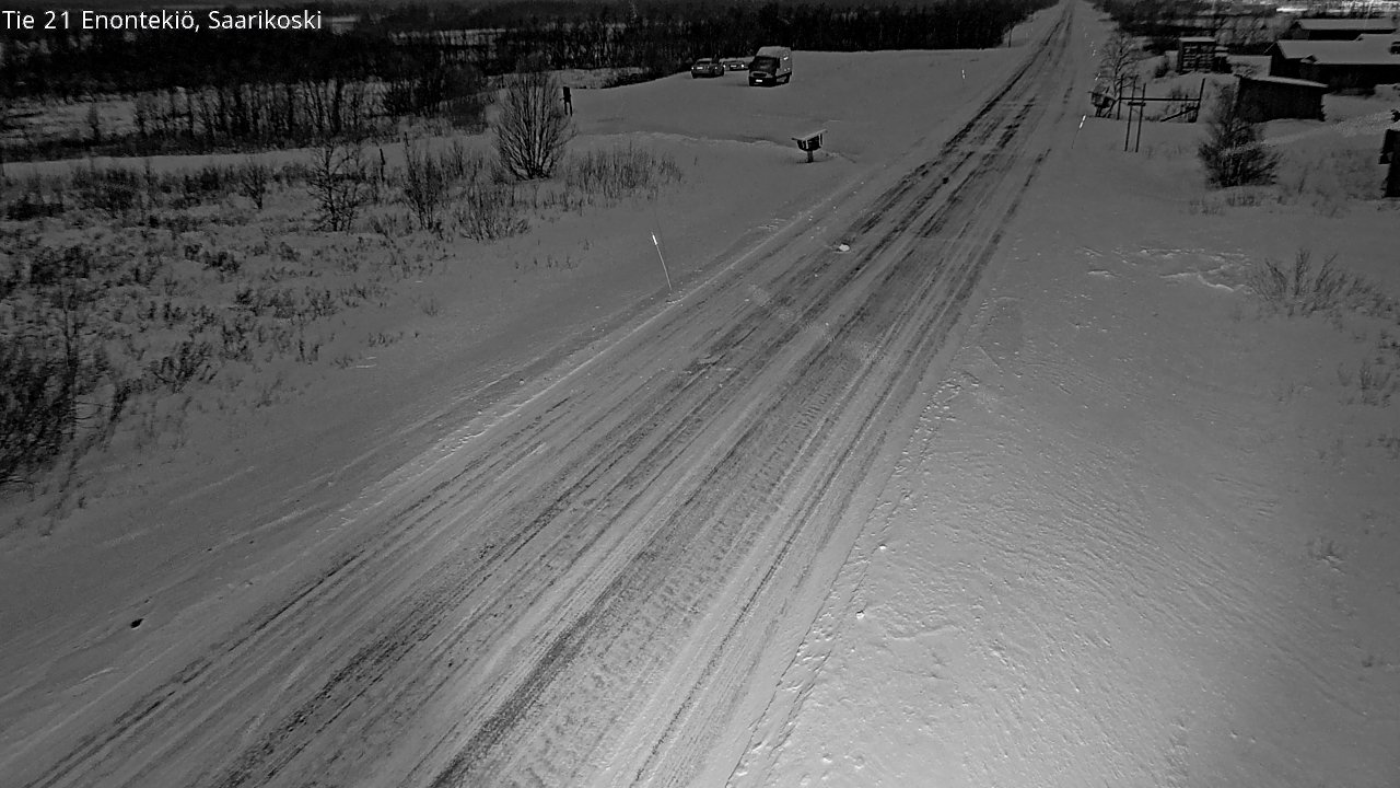 Kelikamerat Kuva Tie 21 Enontekiö, Saarikoski, Enontekiö, Lappi