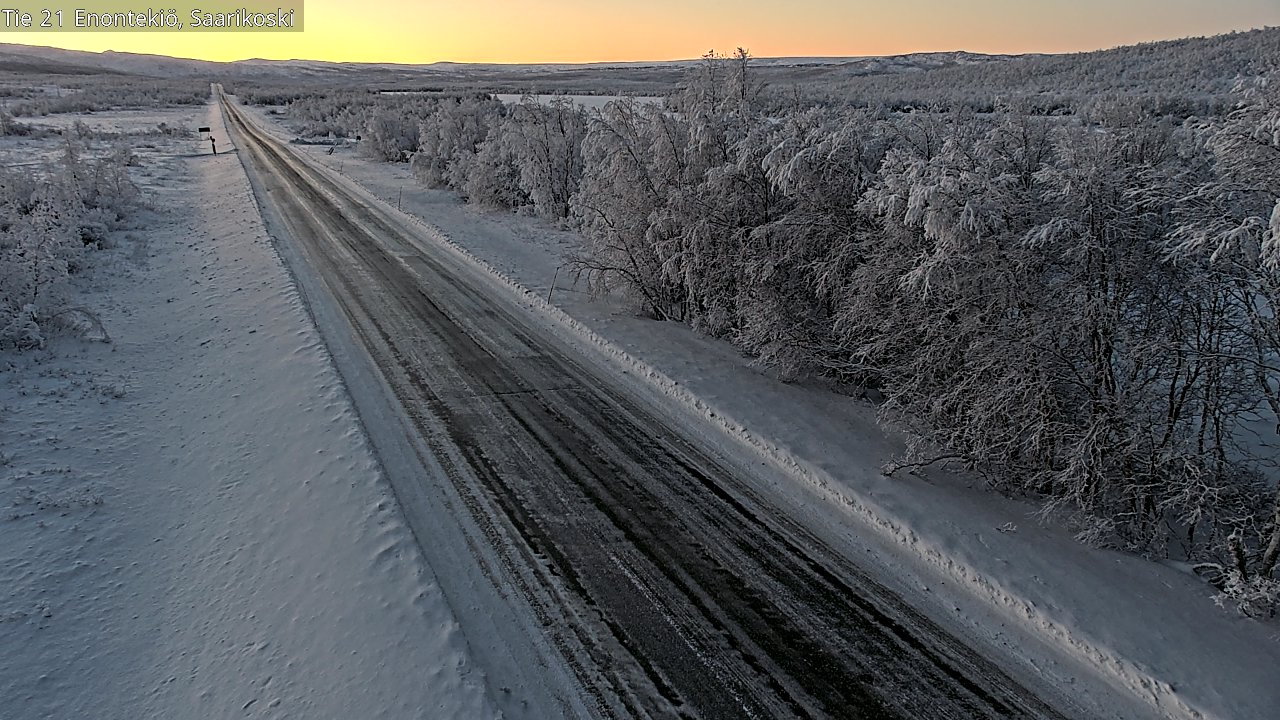 Kelikamerat Kuva Tie 21 Enontekiö, Saarikoski, Enontekiö, Lappi
