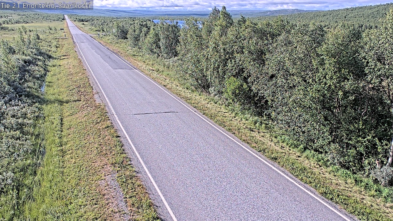 Weather Camera Image Väg 21 Enontekis, Saarikoski, Enontekiö, Lappi