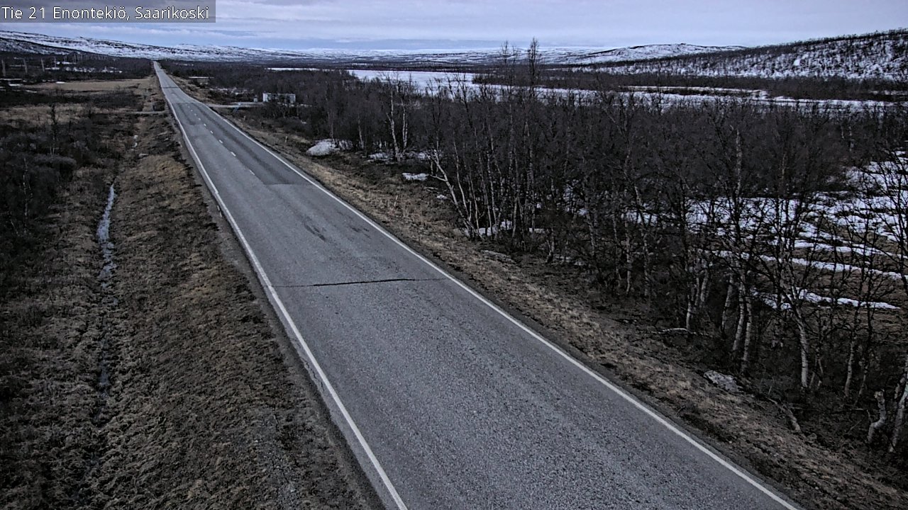 Kelikamerat Kuva Tie 21 Enontekiö, Saarikoski, Enontekiö, Lappi