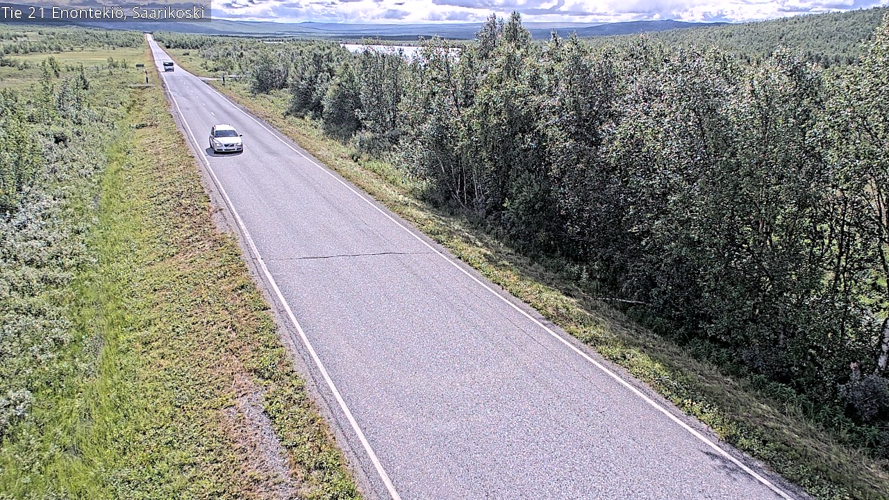 Weather Camera Image Road 21 Enontekiö, Saarikoski, Enontekiö, Lappi