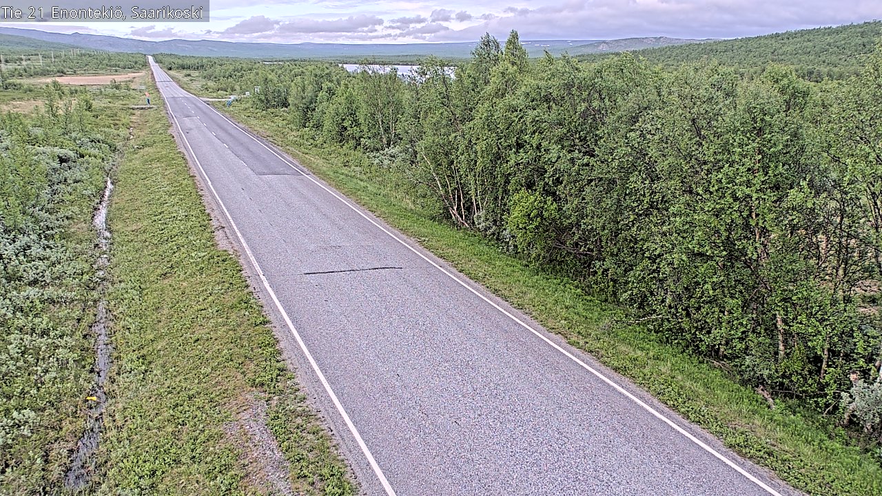 Kelikamerat Kuva Tie 21 Enontekiö, Saarikoski, Enontekiö, Lappi