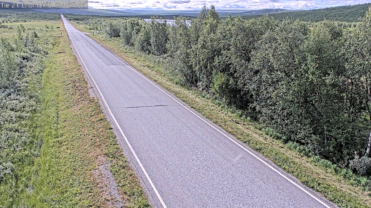 Weather Camera Image Road 21 Enontekiö, Saarikoski, Enontekiö, Lappi