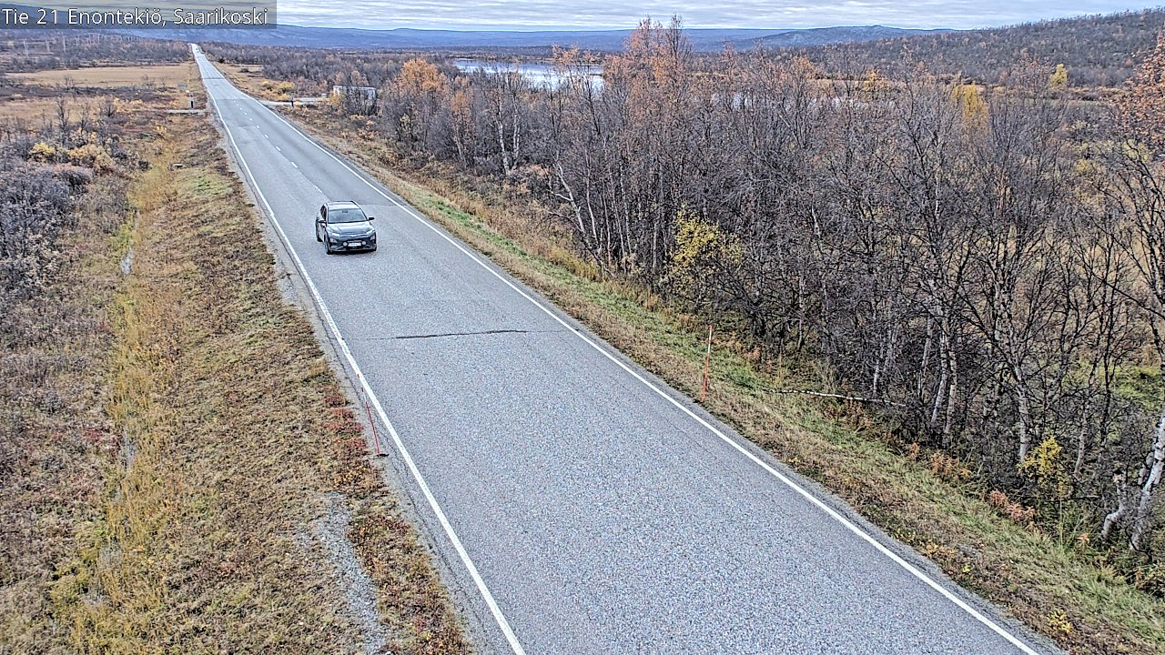 Weather Camera Image Road 21 Enontekiö, Saarikoski, Enontekiö, Lappi