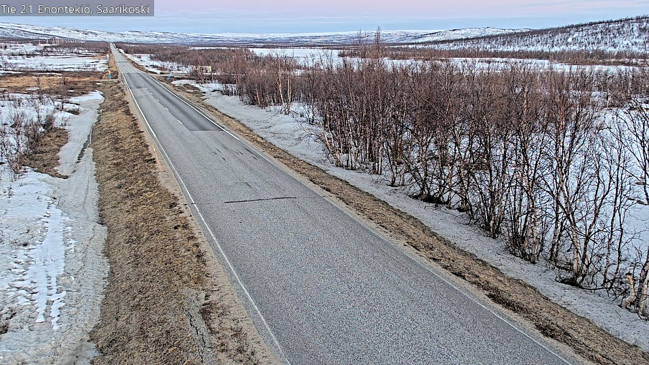 Kelikamerat Kuva Tie 21 Enontekiö, Saarikoski, Enontekiö, Lappi