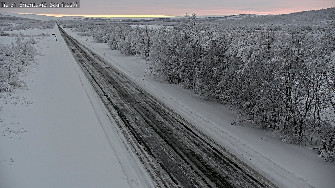 Kelikamerat Kuva Tie 21 Enontekiö, Saarikoski, Enontekiö, Lappi